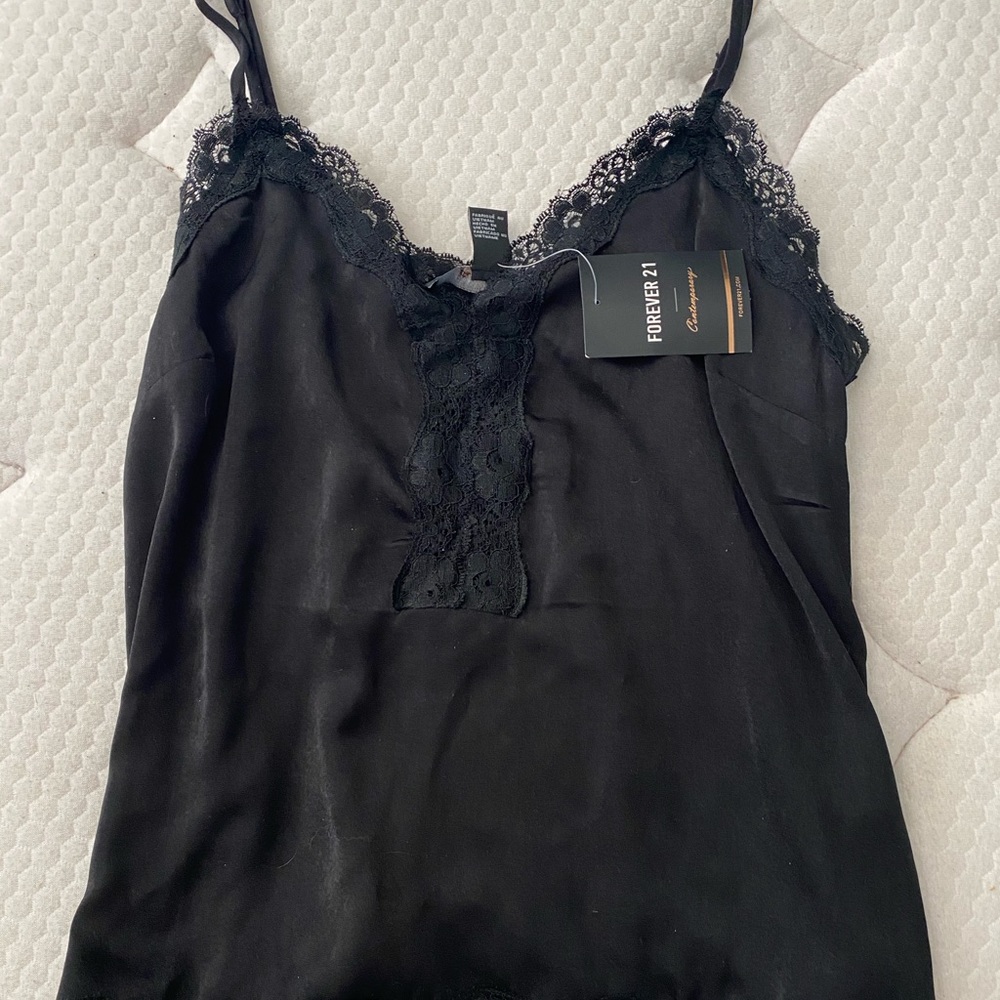 Black tank top